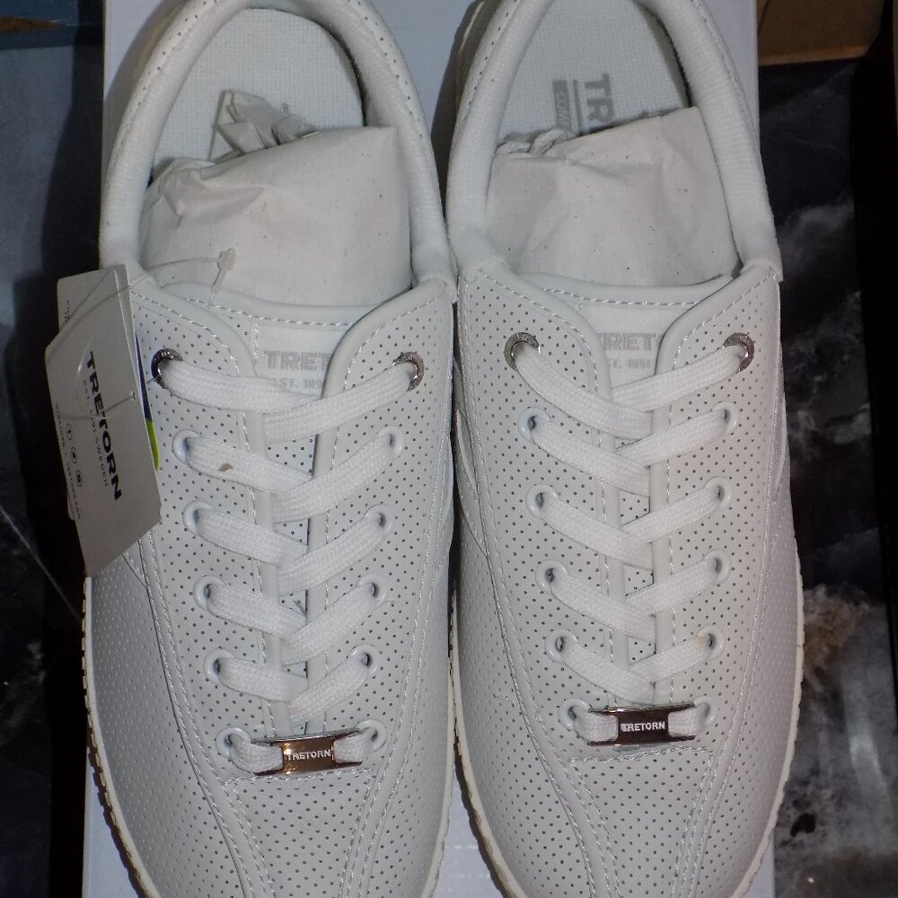 Tretorn Nylite Elite Plus Perf. EcoOrtholite Shoes Size 9M Women's NEW